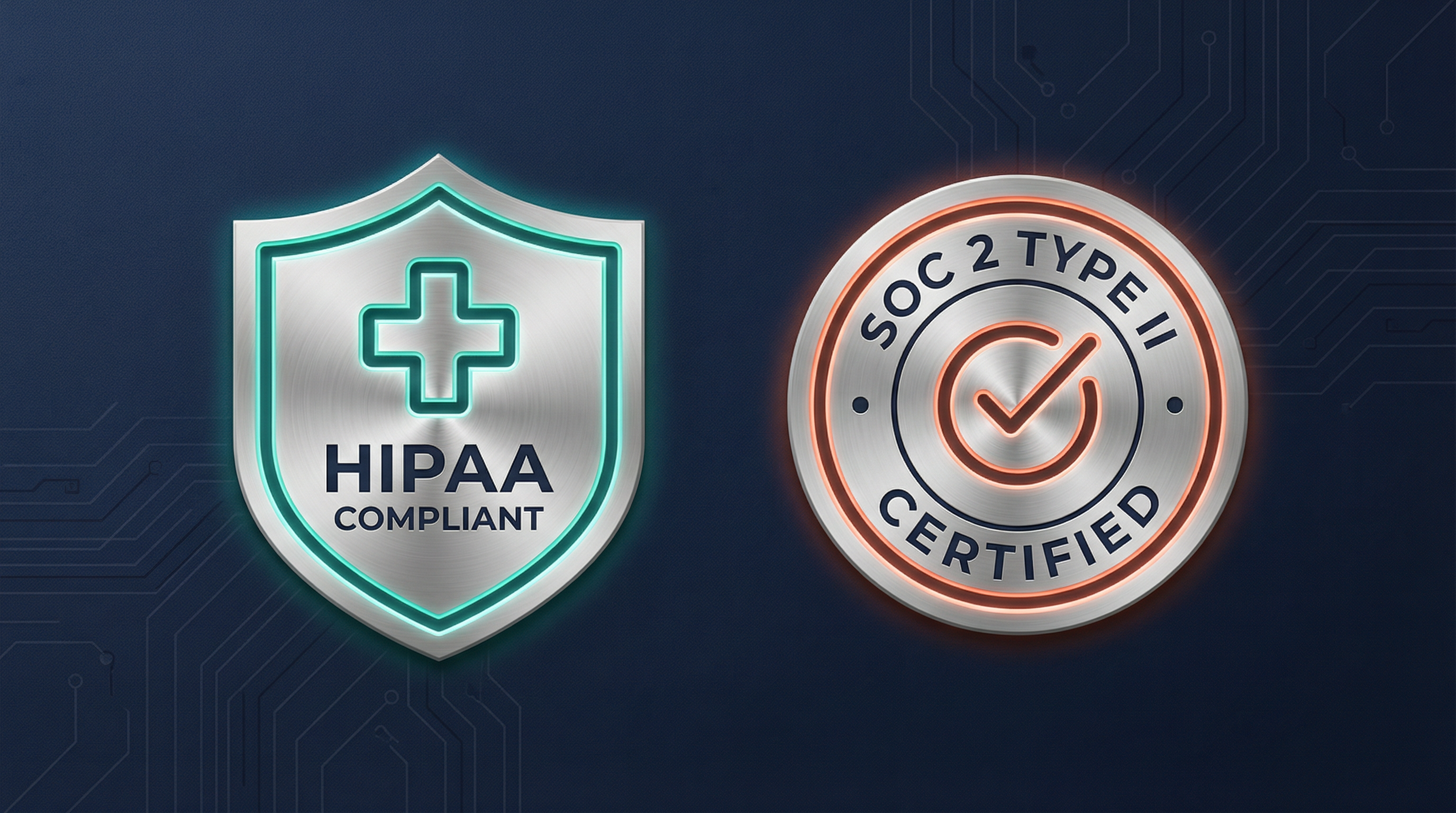 HIPAA Compliant and SOC 2 Type II Certified