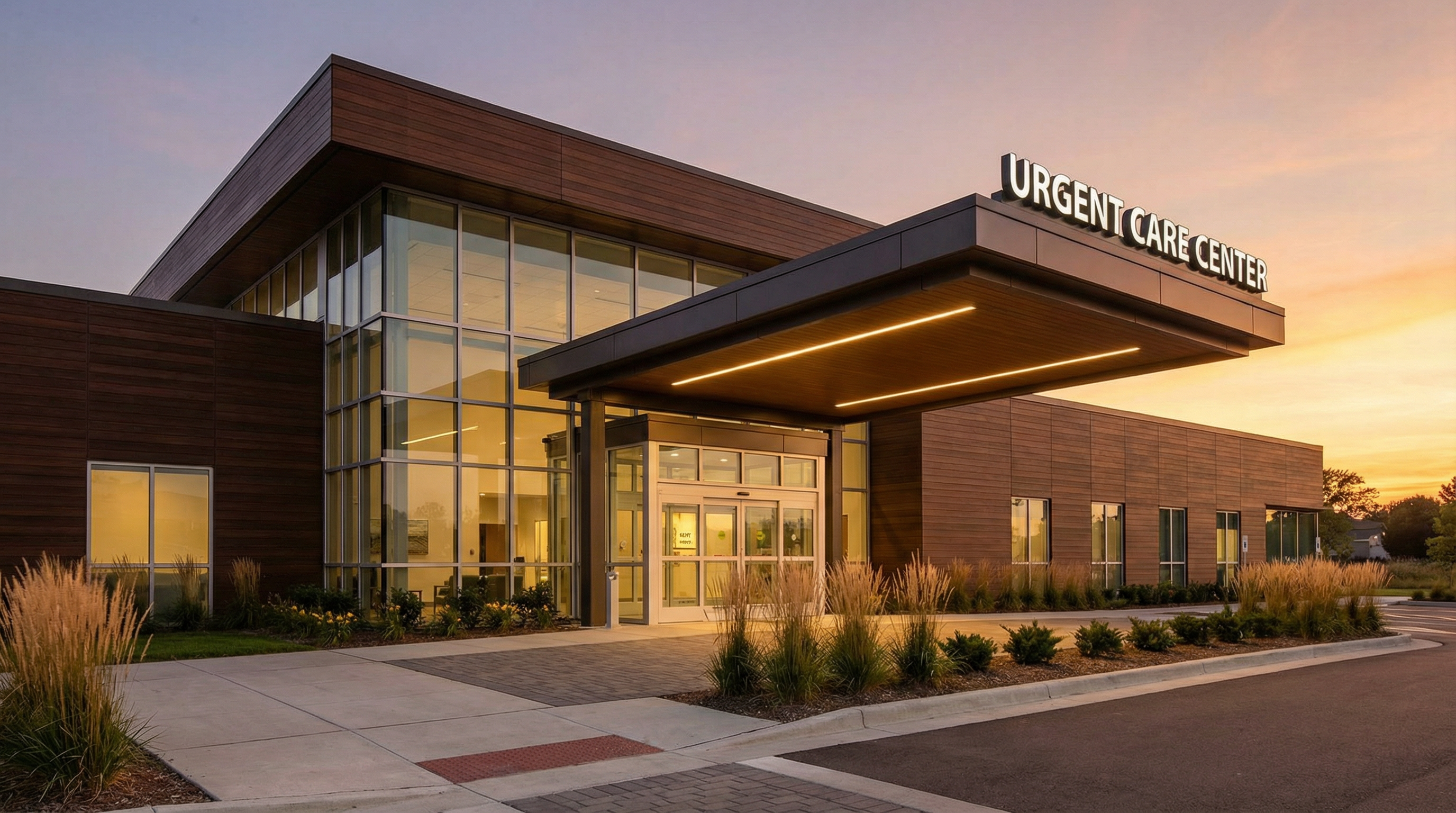 Modern urgent care facility